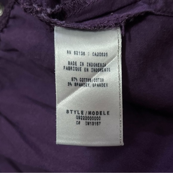 Guess Women’s Button Down Buckle Blouse Top Size M - Picture 5 of 5